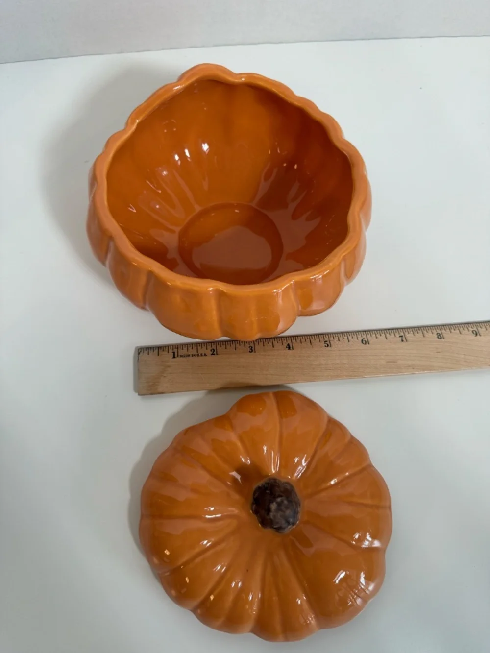 Pottery Barn | Lidded Pumpkin Dish